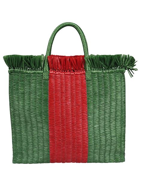 gucci straw bag|gucci cloth tote bag.